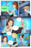 draw and ink a comic book page 3 panels