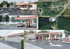 model a gas or charging station or other commercial project