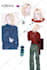 create webtoon ,anime character illustration