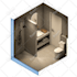 help you create a spa like vibe with clean 3d bathroom interior design