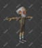 turn your image into stylized 3d printable character stl obj
