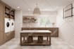 create interior design and 3d rendering of apartment house