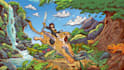 illustrate epic banner for your youtube channel