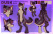 create a furry fursona reference sheet