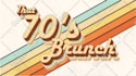 design 70s vintage retro typography for logo and tshirts