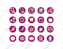 design custom flat icons for your website, app, or brand