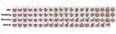 do a character pixel art