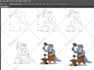 illustrate childrens books with consistent characters