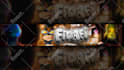 design a colorful gaming banner for youtube