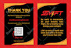 design amazon thank you card, package insert, product insert card