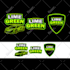 create express custom text emotes, twitch emotes