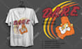 do custom illustration t shirt design and vector artwork