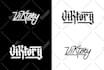 design modern hand drawn lettering, calligraphy, typo logo