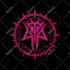 design deathmetal, metalcore icon symbol and emblem for band