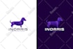 make an unique animal logo design colorful and gradient