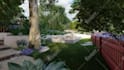 design front yards, backyards, swimming pool and landscape