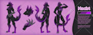 make custom furry reference sheet art or oc