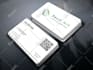 create luxury business card design with free qr code