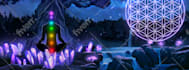 create anime, landscape and visual novel background painting