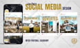 create instagram branding kit design