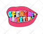 make a handmade  3d cartoon typography logo podcast merchandise cover design