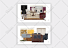 interior design mood board, space planning and shopping list