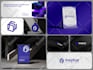 do technology cyber security crypto modern tech saas IT startup website app logo