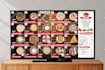 design digital menu, price list, menu card