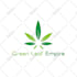 do unique cannabis  marijuana hemp oil weed logo