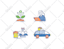 design custom vector and svg icons for your website