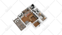 create 3d floor plan fast and render the best interior view