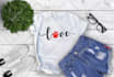 create niche based custom typography t shirt sticker