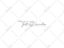 do personal real hand signature logo with video tutorial