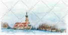 paint landscapes in watercolor