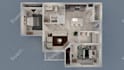 create a professional 3d floor plan