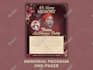 funeral program booklet and obituary design