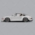design car vector or automotive illustration for merchandise