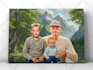 draw realistic family portrait , couple or wedding painting in any style