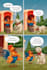 create a comic book illustration page for your brand or story