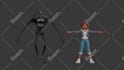 modelling 3d stylized character from blender