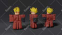 model roblox props like armor, clothes in blender 3d