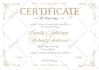 design elegant marriage certificate and invitation card