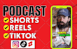 edit podcast into short form video clips
