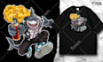 design t shirt streetwear cartoon illustration
