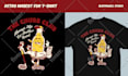 create retro cartoon mascot design for logo or merchandise