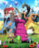 draw pokemon team with you as trainer in outstanding quality