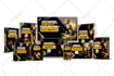 design 3d ecover mockup bundle,ebook,product box, cd, phone for an online course