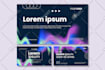 create an aesthetic abstract gradient background design