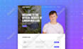 do figma website design, figma website ui ux design or figma landing page