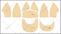 design a hat and cap tech pack, sewing pattern and 3d design